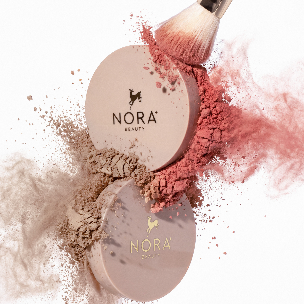 Nora Beauty Pirosító és Highlighter Duó 2 in1