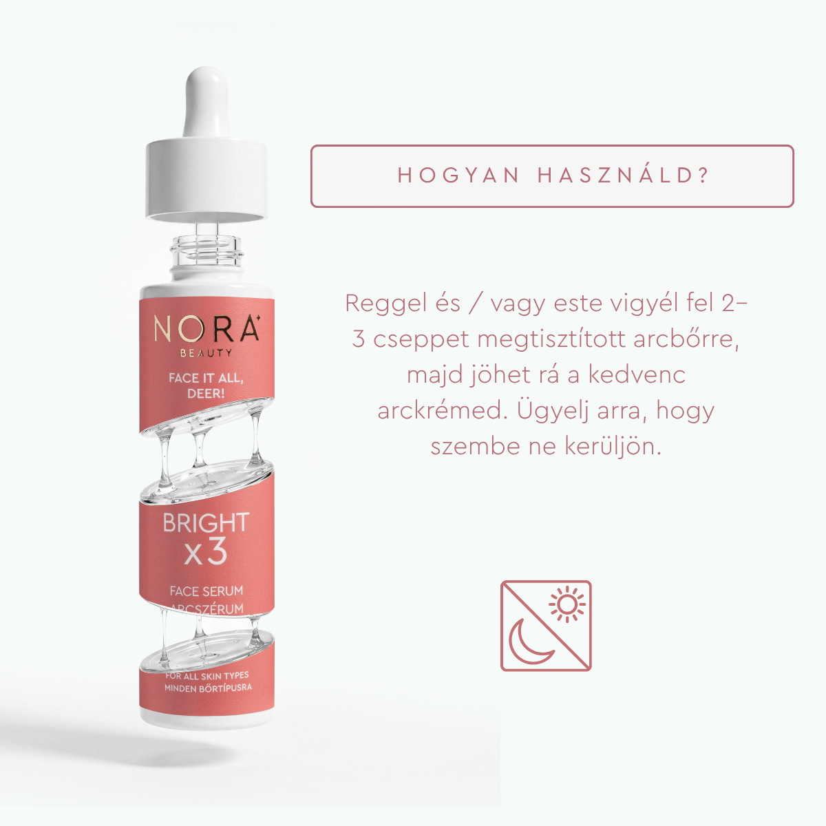 Nora Beauty Bright x 3 arcszérum