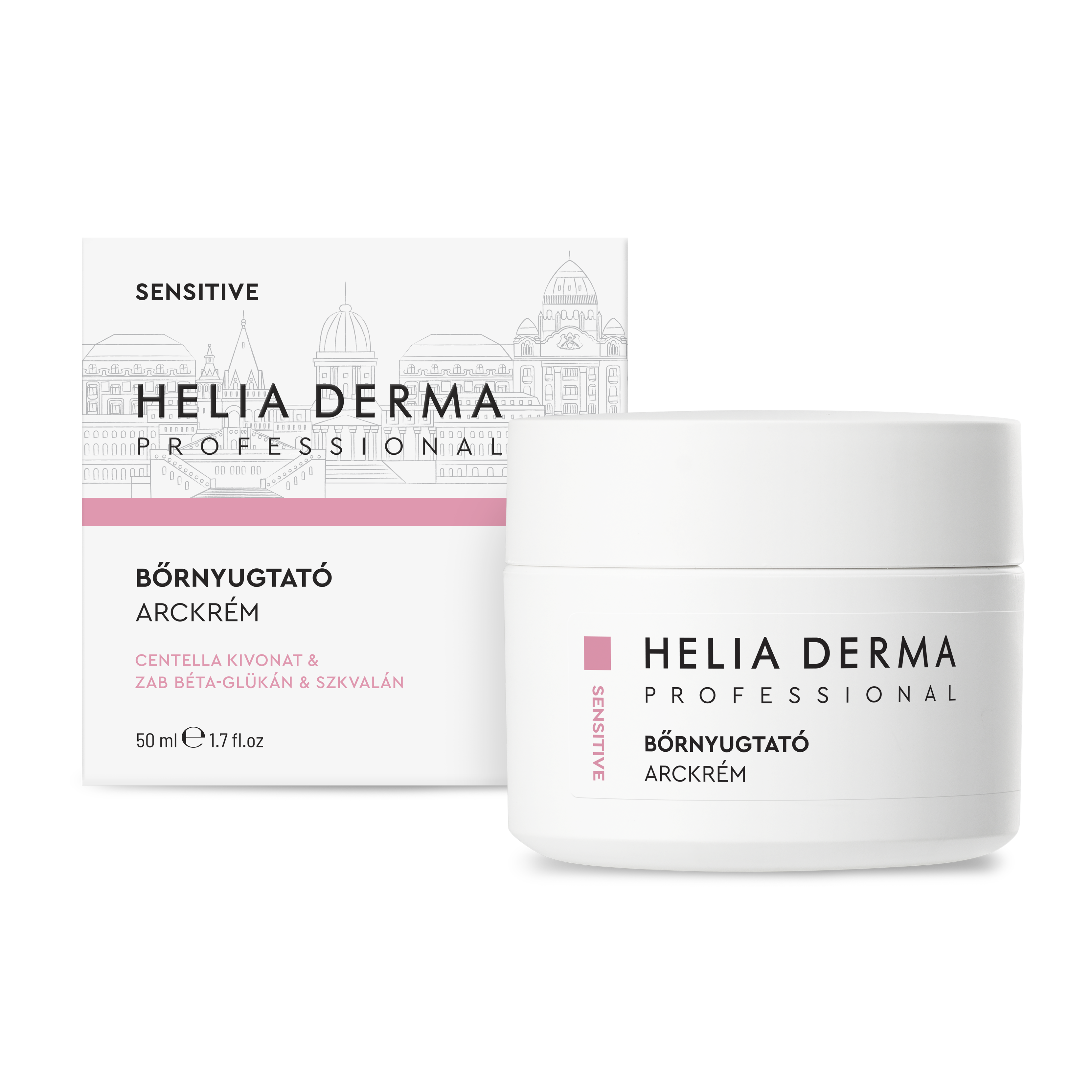 Helia Derma Professional Sensitive Bőrnyugtató arckrém