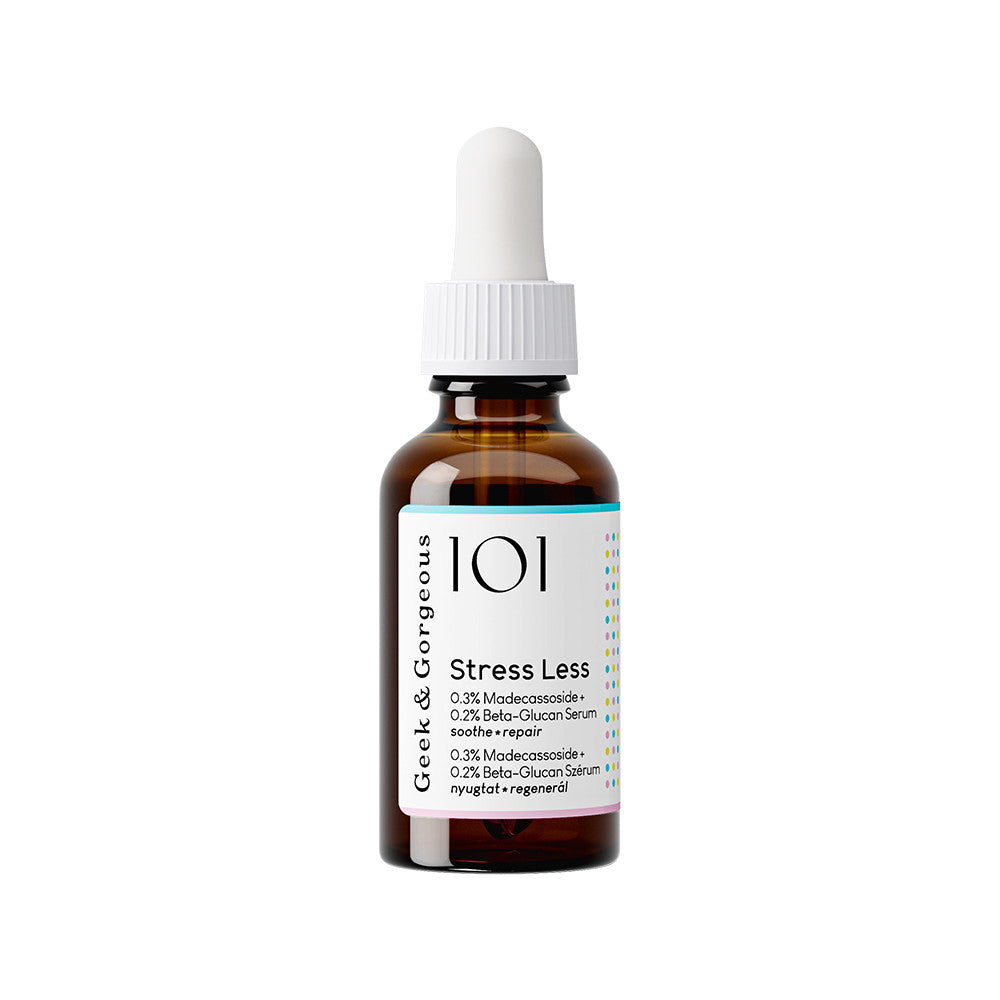 Geek&Gorgeous 101 Stress Less 0.5% Beta-Glucan + Madecassoside Szérum 30 ml