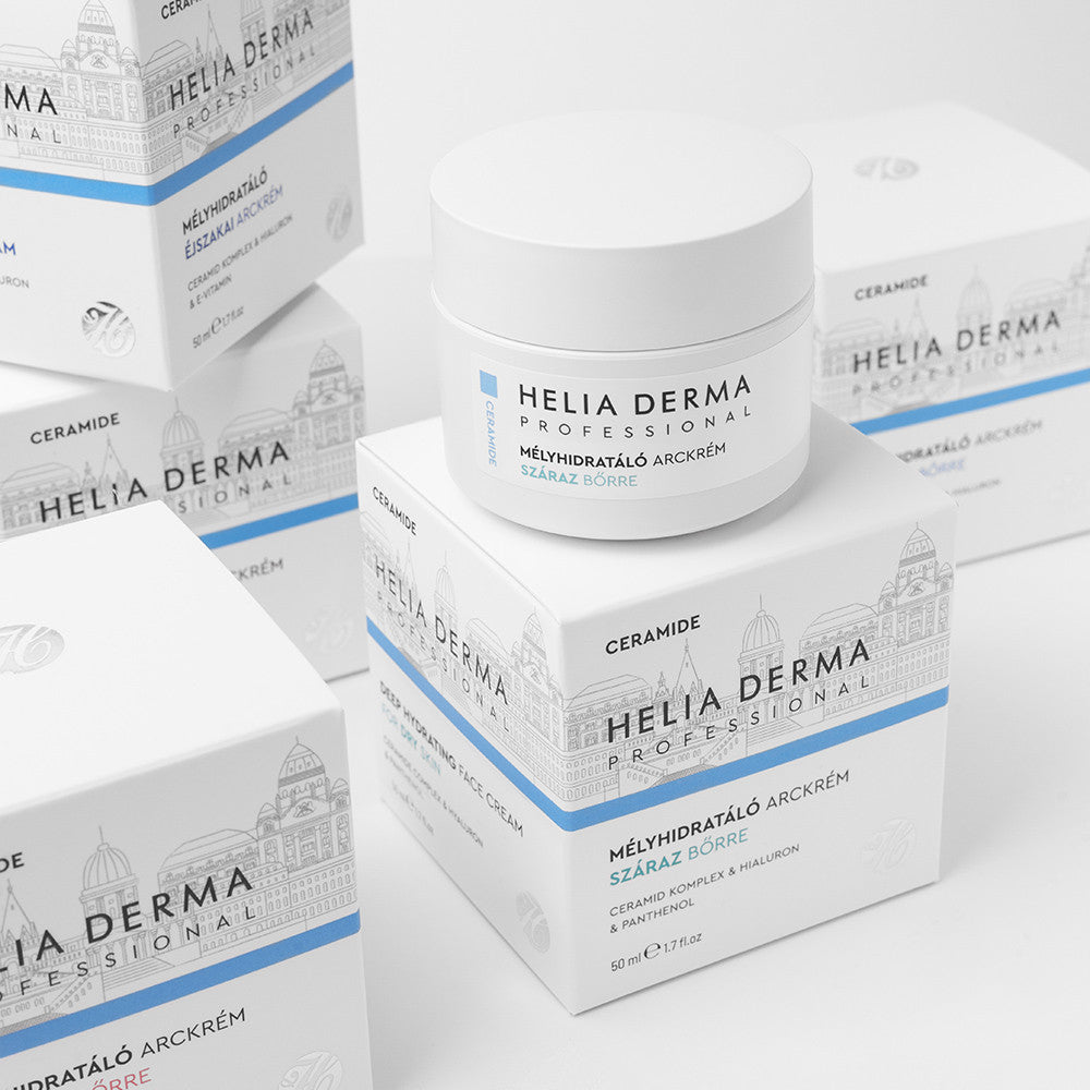 Helia Derma Professional Ceramide Mélyhidratáló arckrém Száraz bőrre