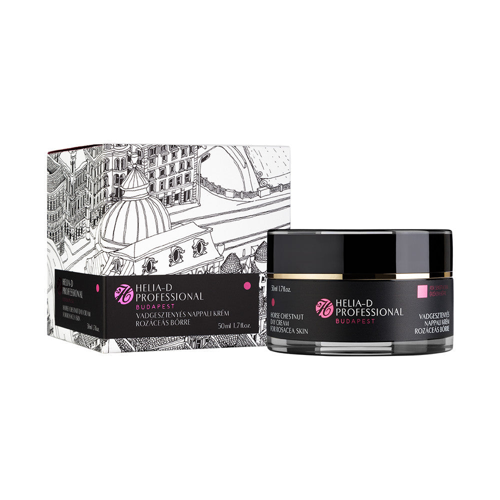 Helia-D Professional Vadgesztenyés nappali krém rozáceás bőrre - dobozban