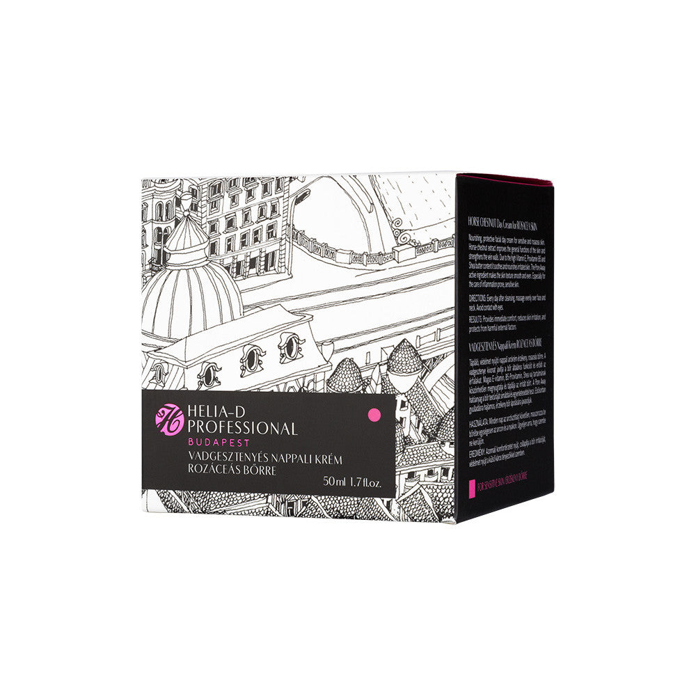 Helia-D Professional Vadgesztenyés nappali krém rozáceás bőrre - dobozban
