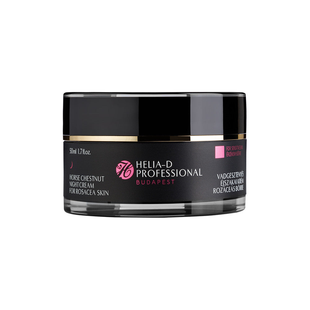 Helia-D Professional Vadgesztenyés éjszakai krém rozáceás bőrre - dobozban