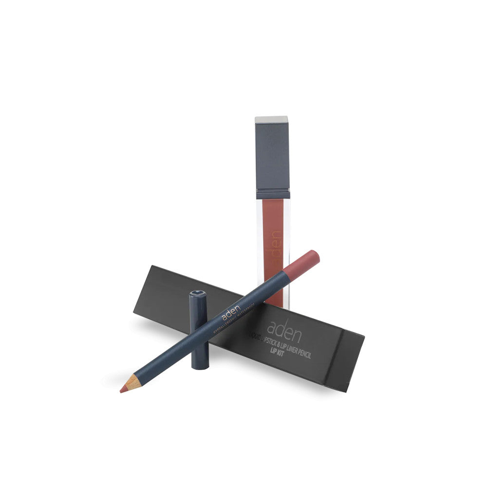 Aden Folyékony Ajakrúzs és szájkontúr ceruza szett
