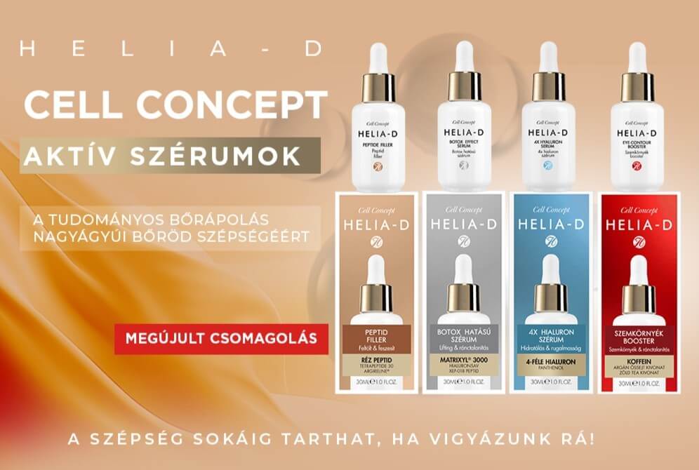 Cell Concept Aktív szérumok – célzott segítség a bőr mindennapi igényeire