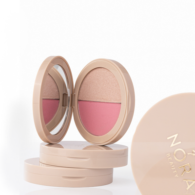 Nora Beauty Pirosító és Highlighter Duó 2 in1