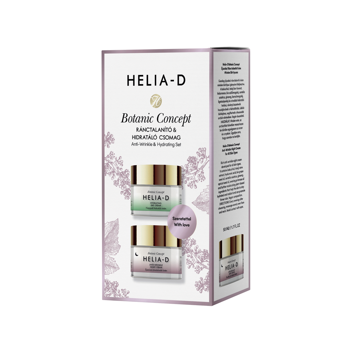 Helia-D Botanic Concept Ránctalanító & Hidratáló Csomag