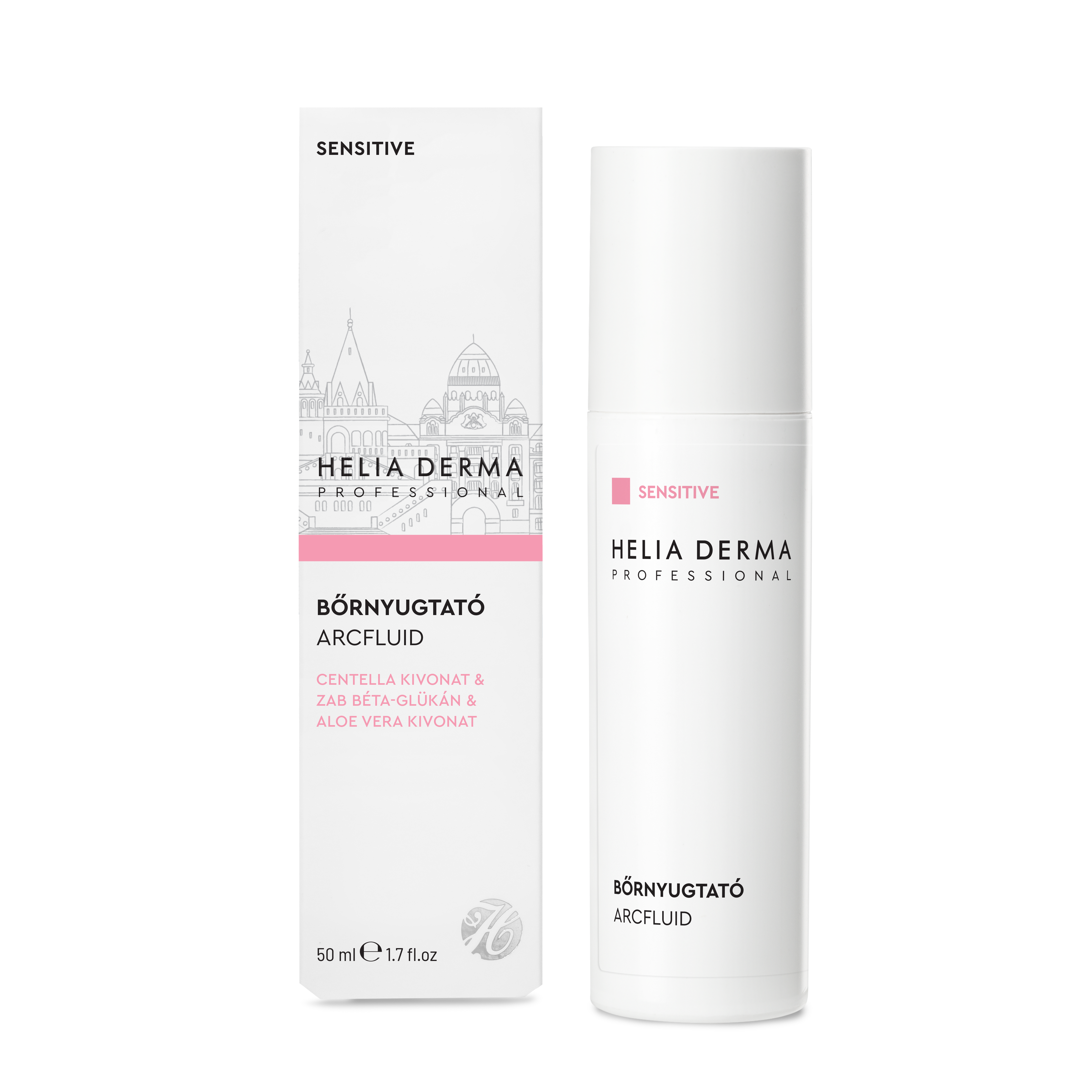 Helia Derma Professional Sensitive Bőrnyugtató arcfluid