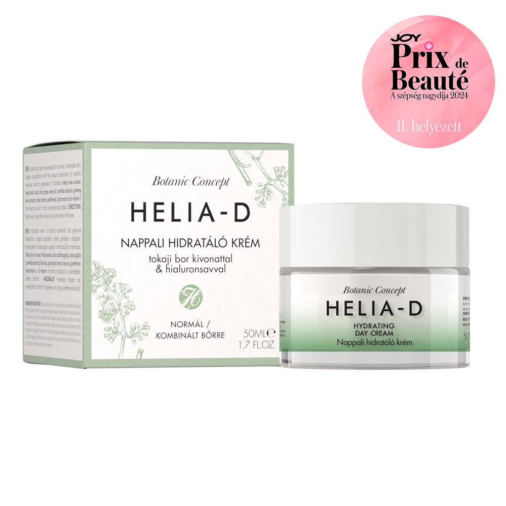 Helia-D Botanic Concept Nappali Hidratáló Krém Normál / Kombinált Bőrre 50 ml