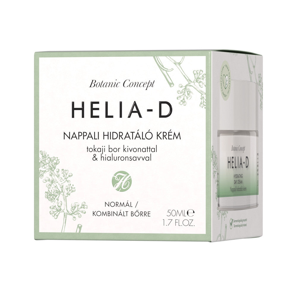 Helia-D Botanic Concept Nappali Hidratáló Krém Normál / Kombinált Bőrre 50 ml