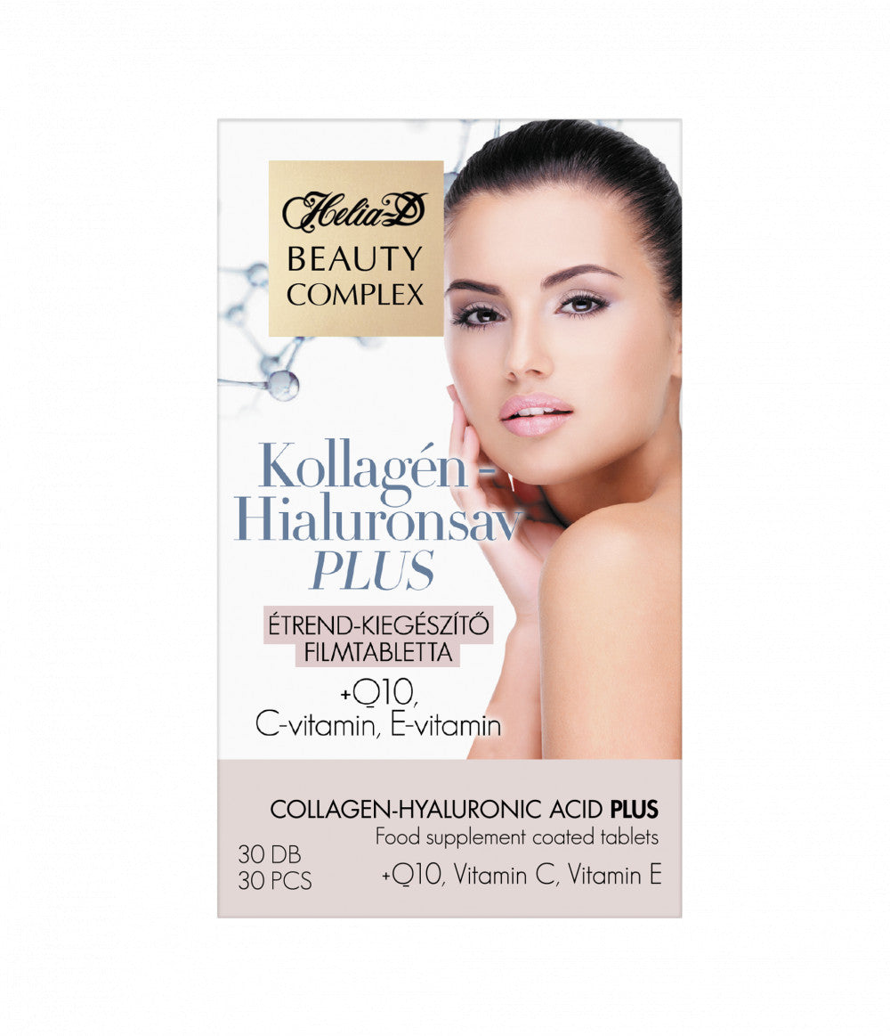 Helia-D Beauty Complex Kollagén-Hialuronsav Plus Étrend-kiegészítő filmtabletta 30 db
