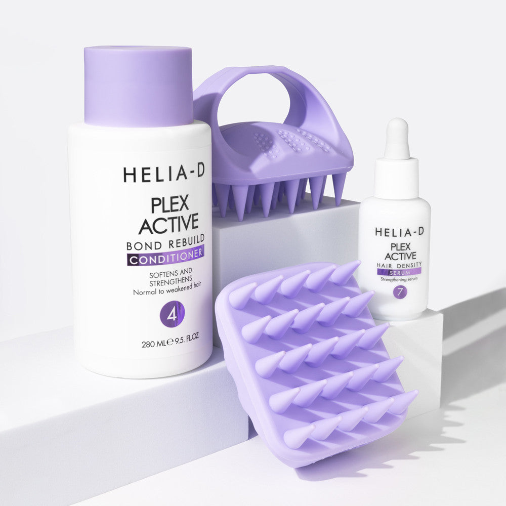 Helia-D Plex Active Fejbőrmasszírozó kefe