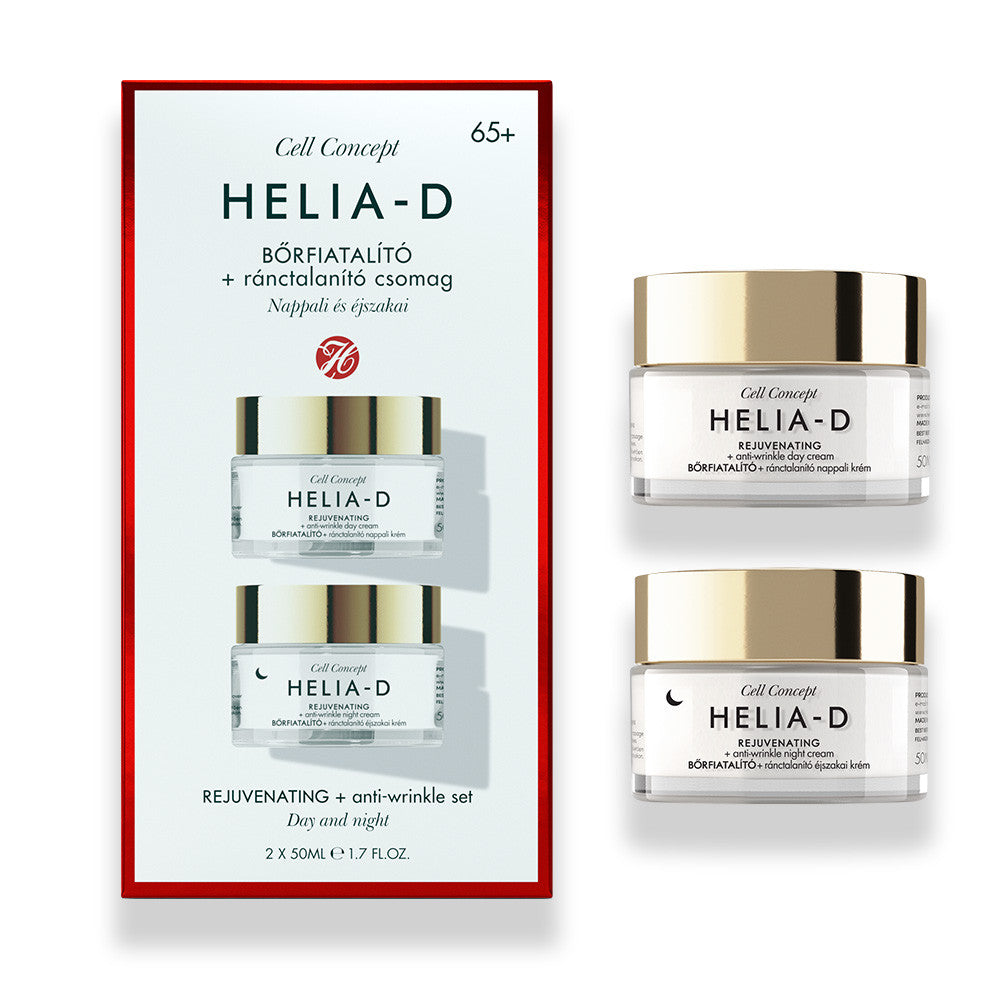 Helia-D Cell Concept Bőrfiatalító + Ránctalanító Krém 65+ Csomag