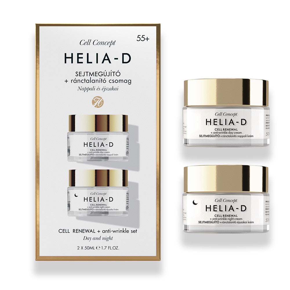 Helia-D Cell Concept Sejtmegújító + Ránctalanító Csomag 55+