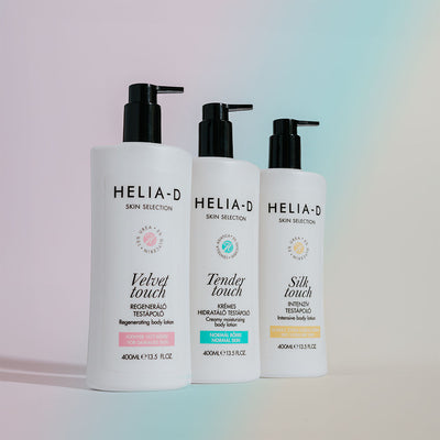 Helia-D Skin Selection Velvet Touch Regeneráló testápoló igénybe vett bőrre