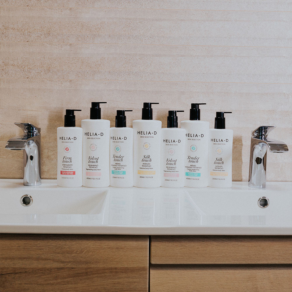 Helia-D Skin Selection Velvet Touch Regeneráló testápoló igénybe vett bőrre