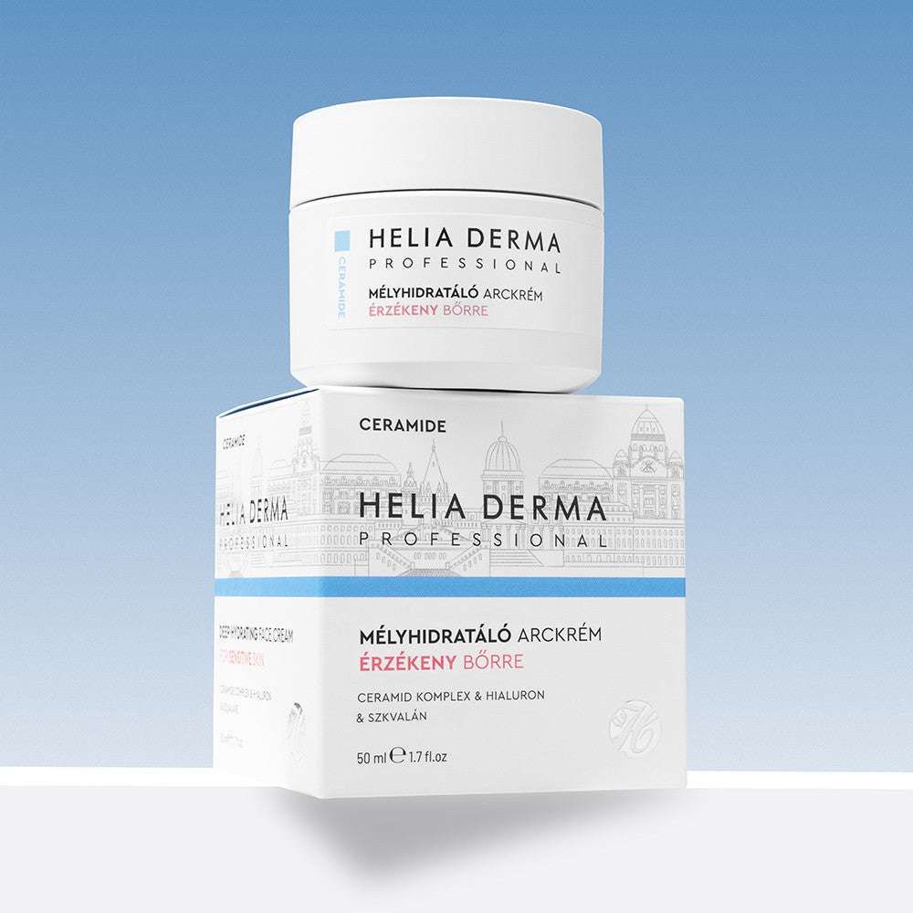 Helia Derma Professional Ceramide  Mélyhidratáló arckrém Érzékeny bőrre