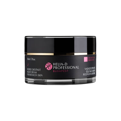 Helia-D Professional Vadgesztenyés éjszakai krém rozáceás bőrre - dobozban